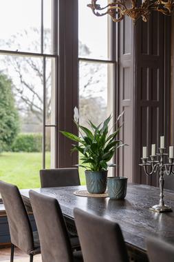 KEW EMBOSSED FERN TEAL PLANTER - &pound;17.99 - &pound;39.99 (Available in 3 sizes)