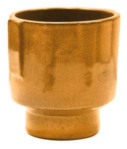 ARIES GLAZED HANDLES PLANTER RUST H20CM D19CM &pound;29.99