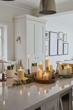 Bowen Candle Plate Moss H5Cm D29Cm &pound;24.99 2