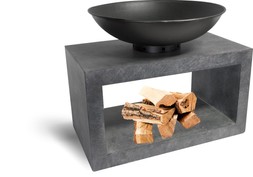FIRE PIT & RECTANGLE CONSOLE CEMENT H52CM W64CM &pound;249.99