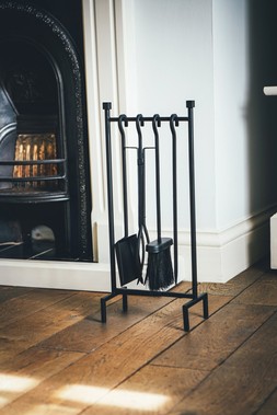 AW25 Ivyline - IRON HANGING RACK FIRESIDE COMPANION SET