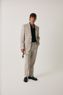 Threadbare Tailored Fit Single Breasted Blazer in Stone £65, Trousers £35, www.threadbare.com (2)