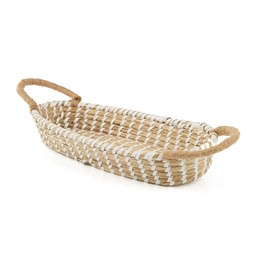 Coastal Retreat Oval Serving Basket