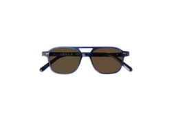 Ramsay in Stone Blue with Custom Brown lenses