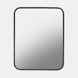 OHS Framed Bathroom Wall Vanity Mirror-Black-£20