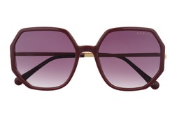Radley Cordelia Hexagon Burgundy & Gold Sunglasses