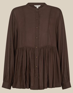 Sandy Relaxed Blouse Brown