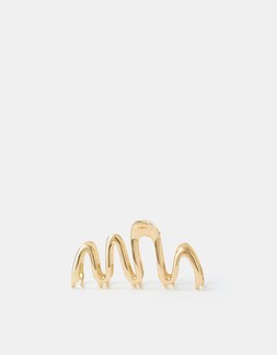 Metal Wiggle Claw Gold
