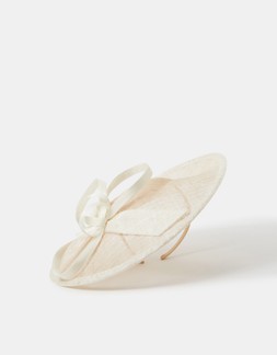 Loop Disc Fascinator Ivory