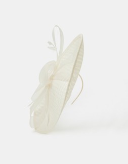 Bow Woven Disc Fascinator