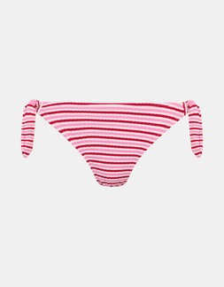Stripe Tie Side Bikini Bottoms Multi