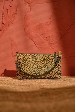 Leather Crossbody Handbag Multi