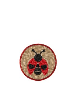 Love Bug Beaded Coaster