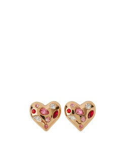 Statement Heart Stud Earrings