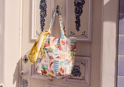 Postcard Print Shopper Bag
