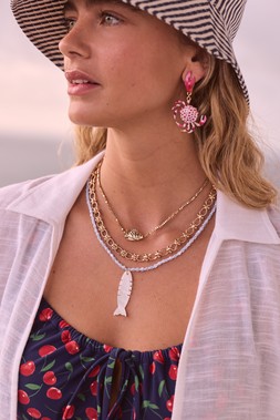 Crab Drop Earrings
