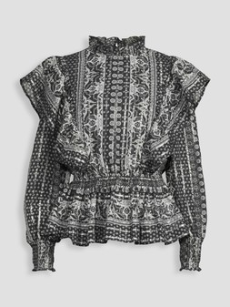 X2513 The Very Collection Printed Dobby Blouse £35