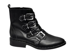 Deichmann SIlver Buckle Detail Ankle Boot