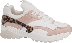 Deichmann Leopard and Pink Trainer