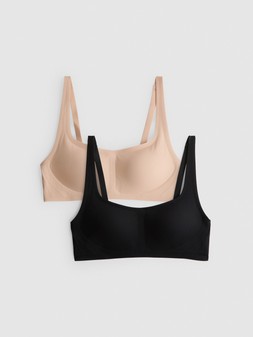PRIMARK 2PK SMOOTHING CROP BRA MULTI £12 €14 $18 RON70 PLN60 CZK365