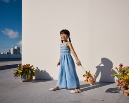 PRIMARK DAISY JUMPSUIT BLUE £10 €13 $18 RON65 PLN55 CZK340 (2)