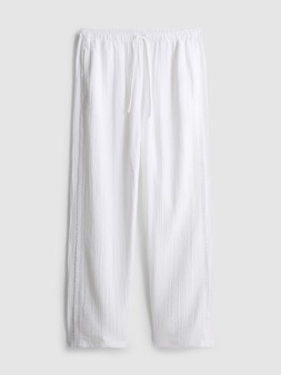PRIMARK LOVE TO LOUNGE PJ BOTTOM WHITE £12 €14 $17.50 RON70 PLN60 CZK365