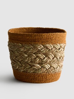 PRIMARK MEDIUM PLAITED BASKE, £3, €4, RON20, PLN17, CZK105