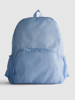 PRIMARK PACK AND GO BACKPACK LIGHT BLUE £7 €10 $12.50 RON50 PLN43 CZK260