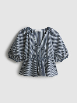PRIMARK PRESENTS PAU ECHE PE SEERSUCKER TOP £12, €14, $17.50, RON70, PLN60, CZK365, HUF5200