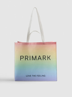 PRIMARK PRIDE XL REUSABLE BAG, £2, €2.50, $4, RON12, PLN11, CZK65
