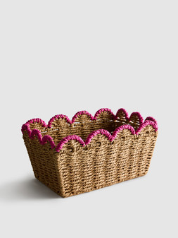 PRIMARK SCALLOP CONTRAST BASEKT, £6, €7, RON34, PLN30, CZK180