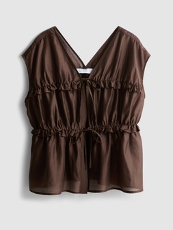 PRIMARK SHIRRED SLEEVELESS TOP, £12, €14, $18, RON70, PLN60, CZK365 (4)