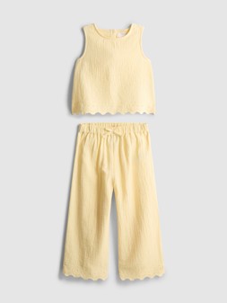 PRIMARK TROUSER SET LIGHT YELLOW £10 €13 $18 RON65 PLN55 CZK340