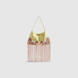 Green Sequin Shoulder Bag