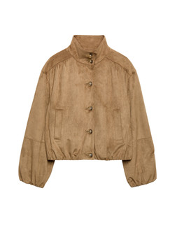 M&S Suedette Funnel Neck Short Jacket, £40