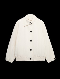 M&S Washed Satin Look Bomber Jacket, £65