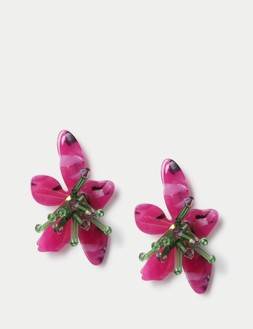 M&S Collection Resin Flower Stud Earrings £16.50