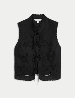 M&S SHIRRED CAMI TOP £45